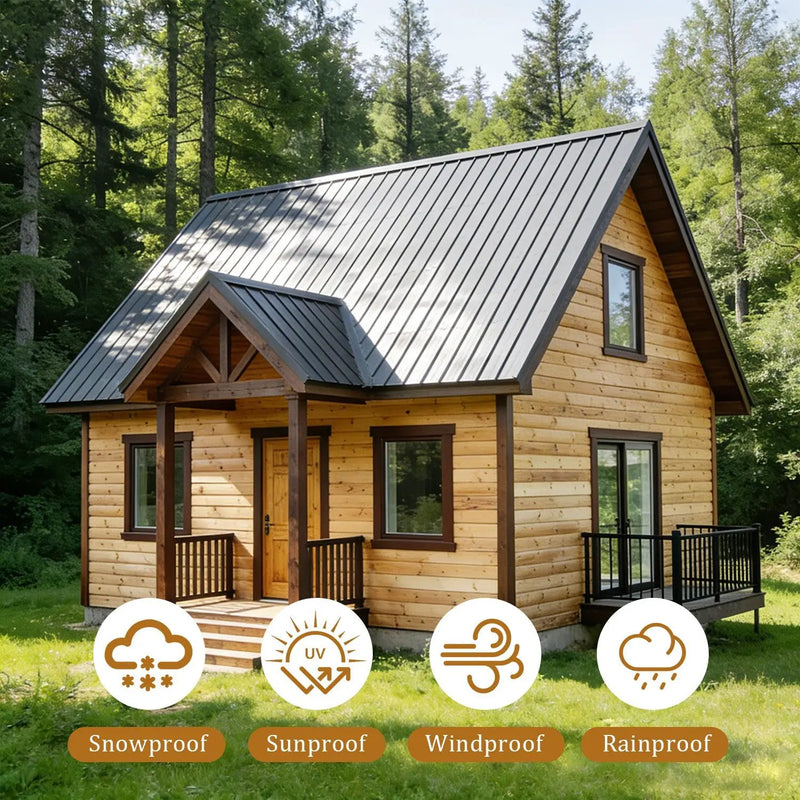 20 Pcs 42.52''X18.9'' Corrugated Metal Roofing Panels by HouseOfZazla