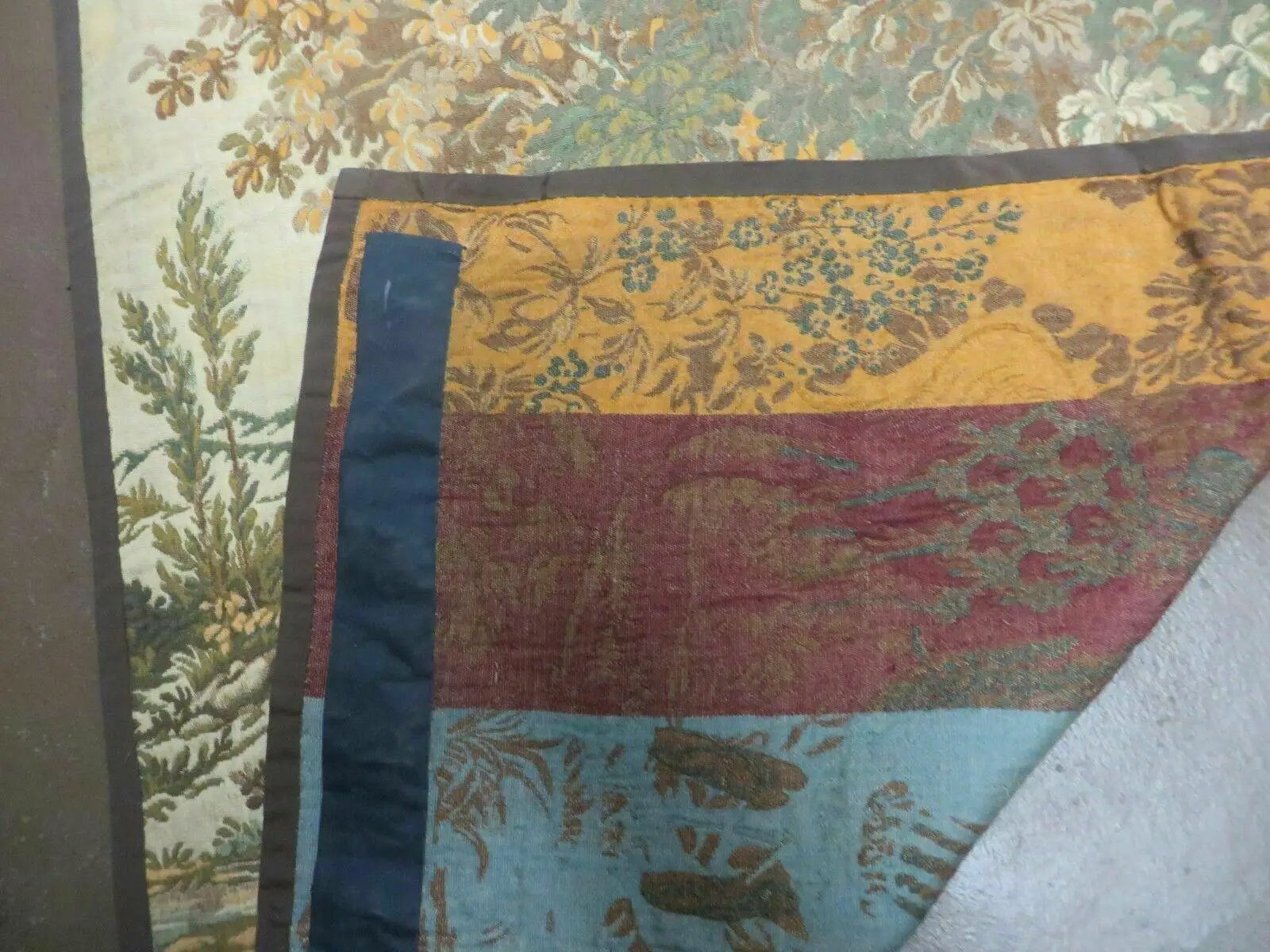 4' X 5' Vintage Tapestry Belgium Hand Loomed Victorian Nice 90f by Jewel Rugs