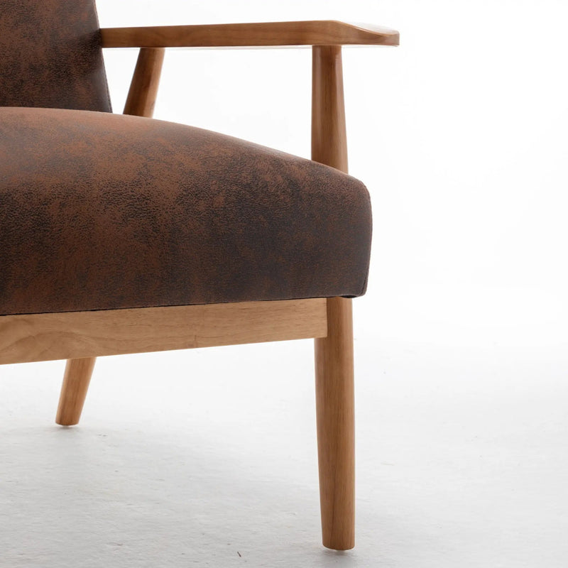 Wide Arm Chair - Brown by HouseOfZazla