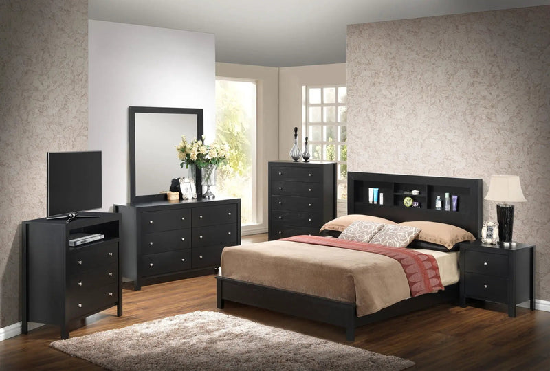 Bed With Transitional Design Stylish by Unique Piece Furniture