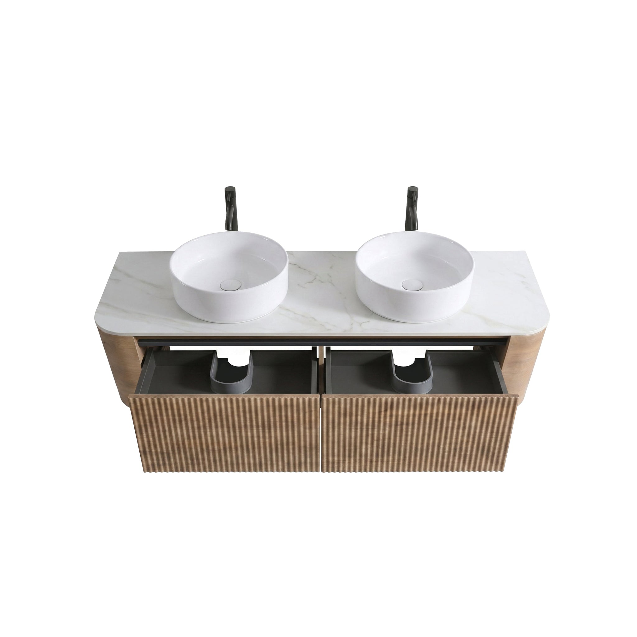 Erba 60 Inch Bathroom Vanity with Sink in Honey by HouseOfZazla