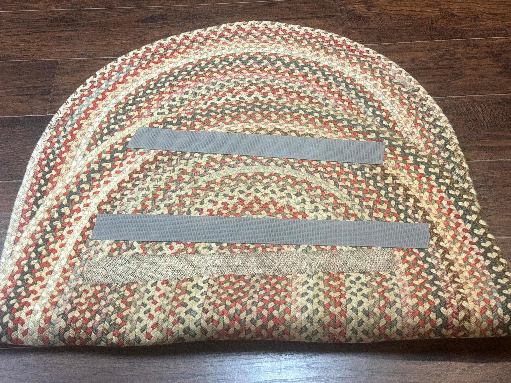 Braided American Oval Rug 3x5, Multicolor, Hand Braided by Jewel Rugs