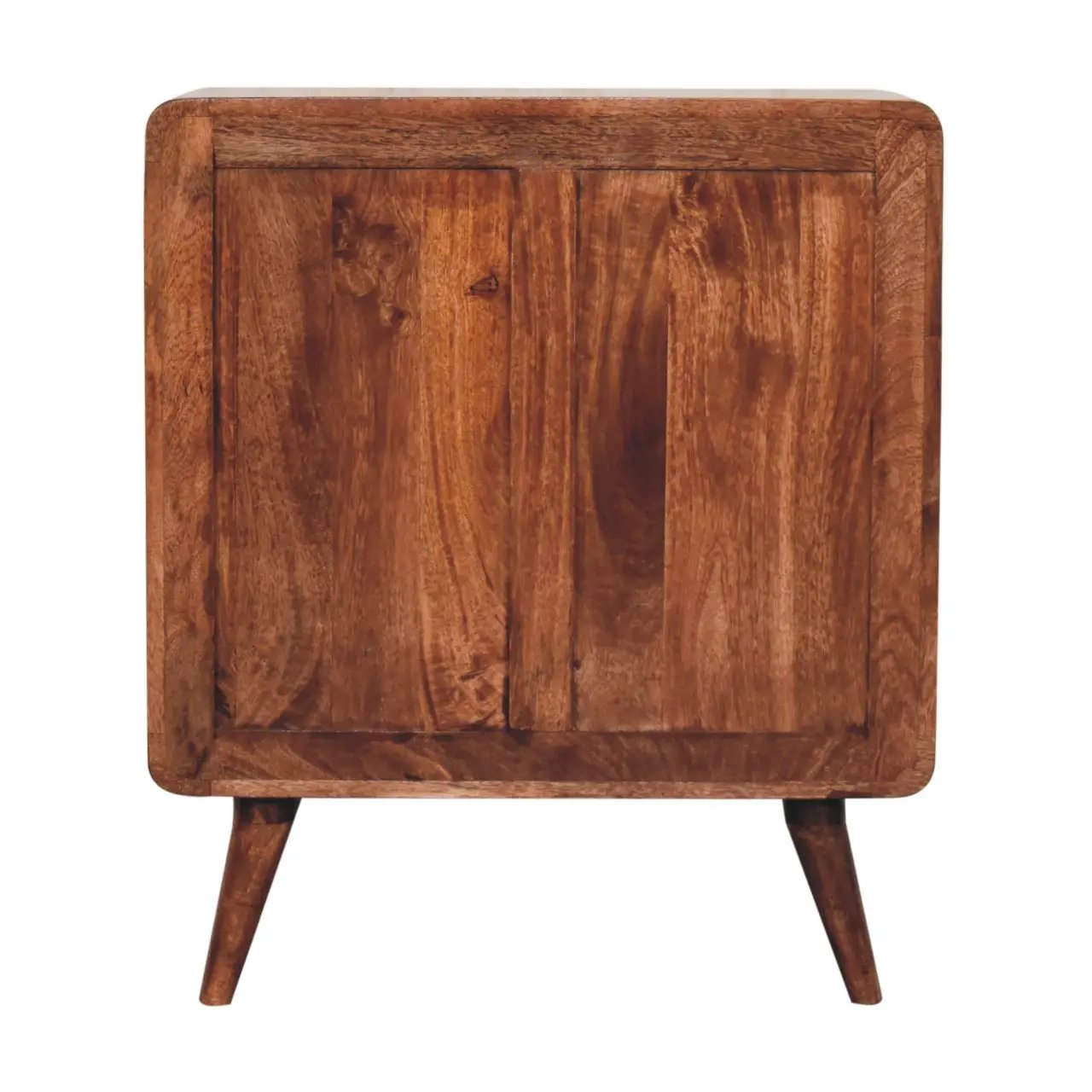 Solid Wood Curved Honey Dresser by HouseOfZazla