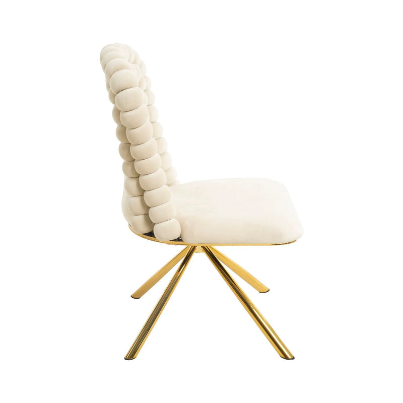 Upholstered Swivel Dining Chairs (Set of 2) by HouseOfZazla