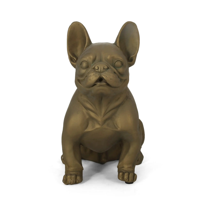 Dog Garden Sculpture, Outdoor French Bulldog Garden Statue by HouseOfZazla