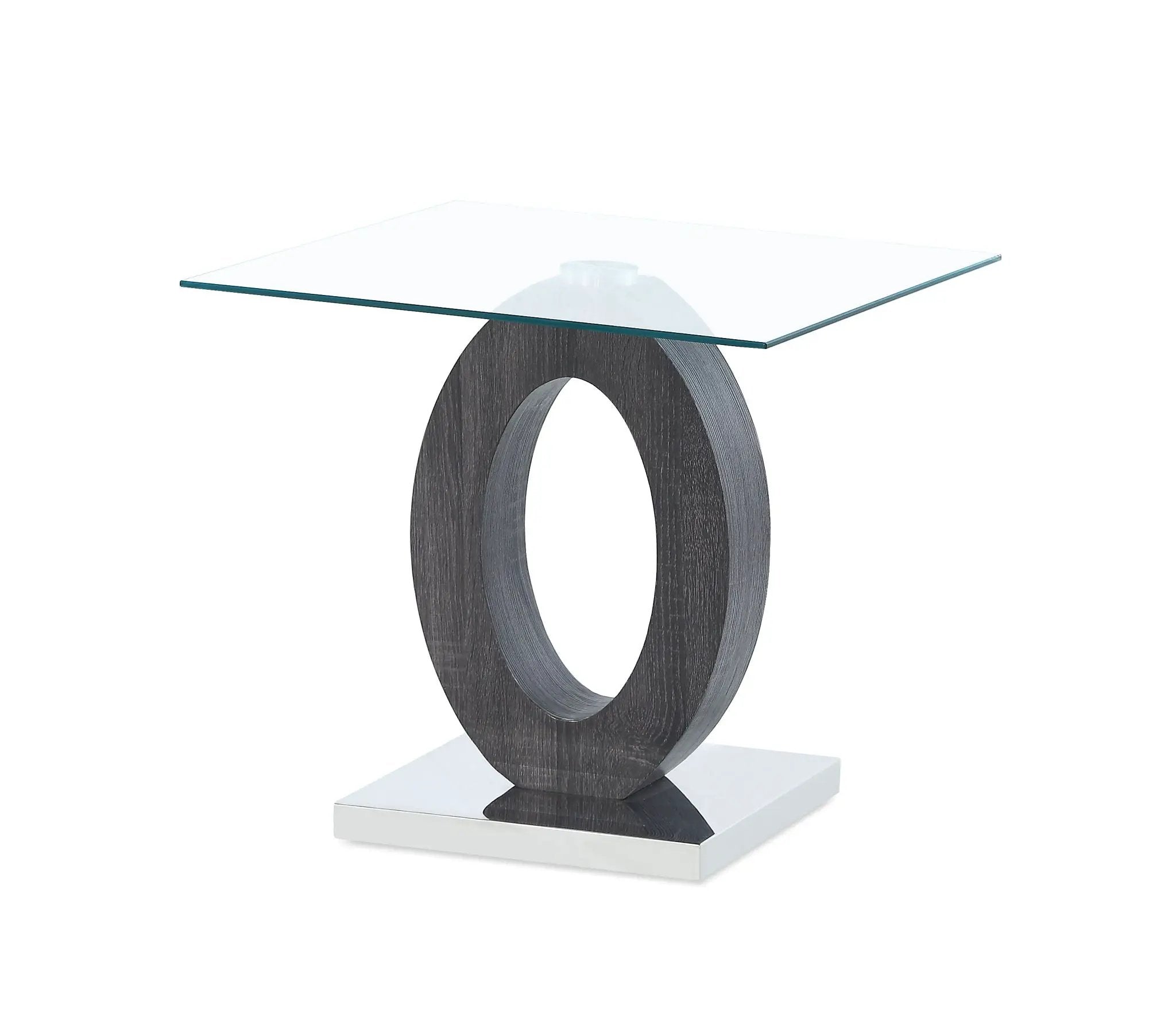 Tracker - End Table - Brown White by Unique Piece Furniture