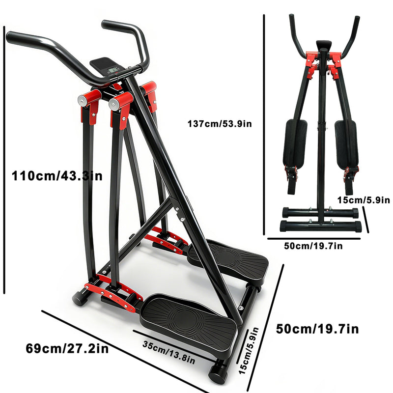 Air Walking Elliptical Machine - Foldable Cardio Cross Trainer by HouseOfZazla