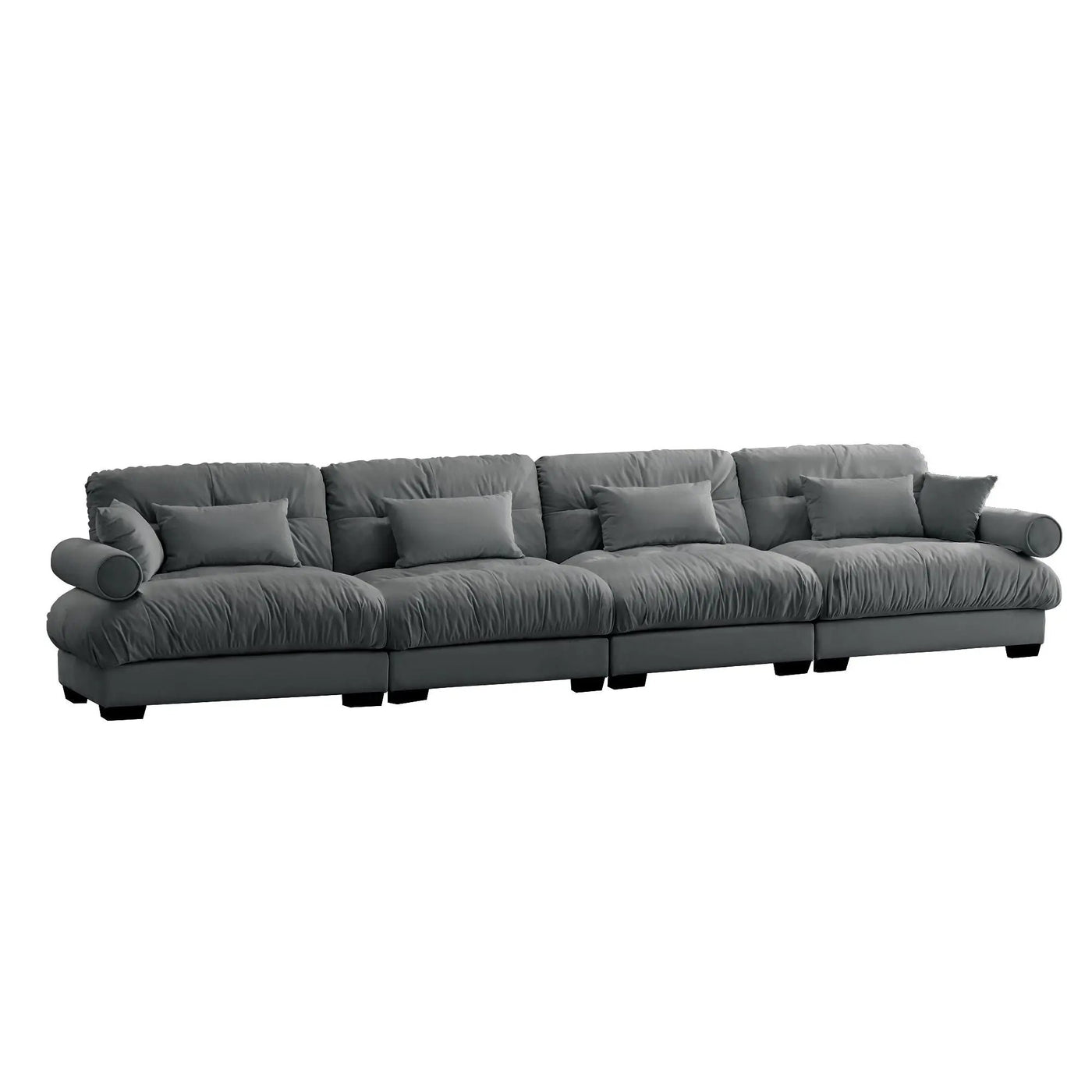 Super Comfort Oversized Modular Sectional Sofa, Deep Seat Convertible L Shaped Couch by Unique Piece Furniture