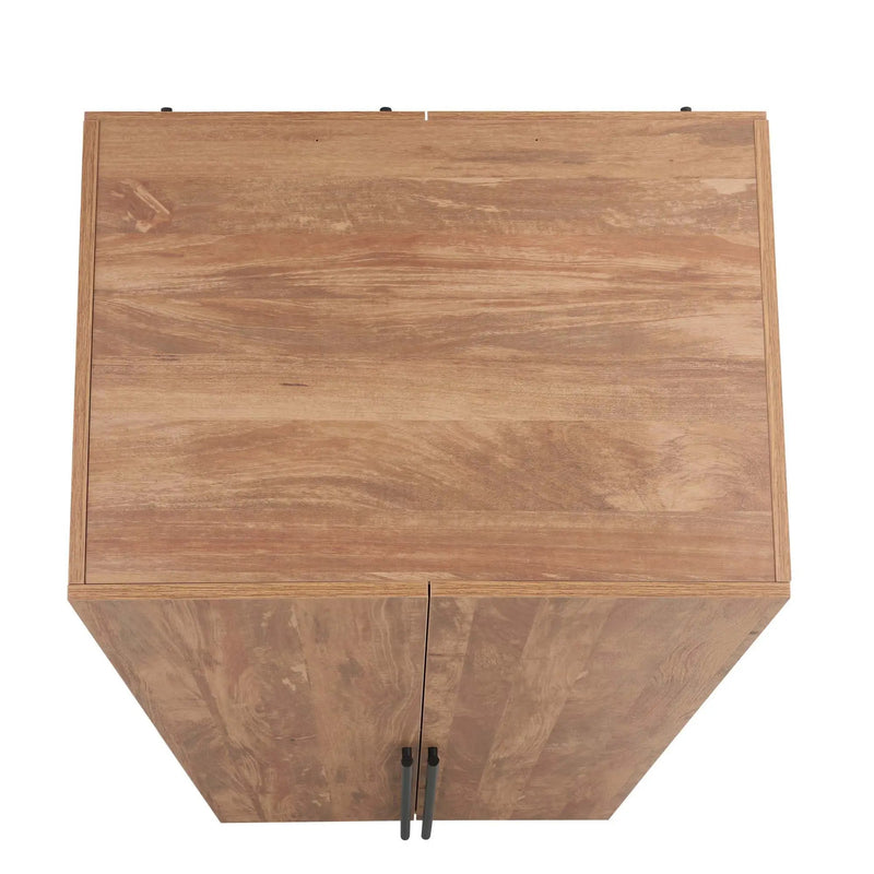 Lee - Free Standing Wardrobe Closet With Adjustable Shoe Shelves by HouseOfZazla