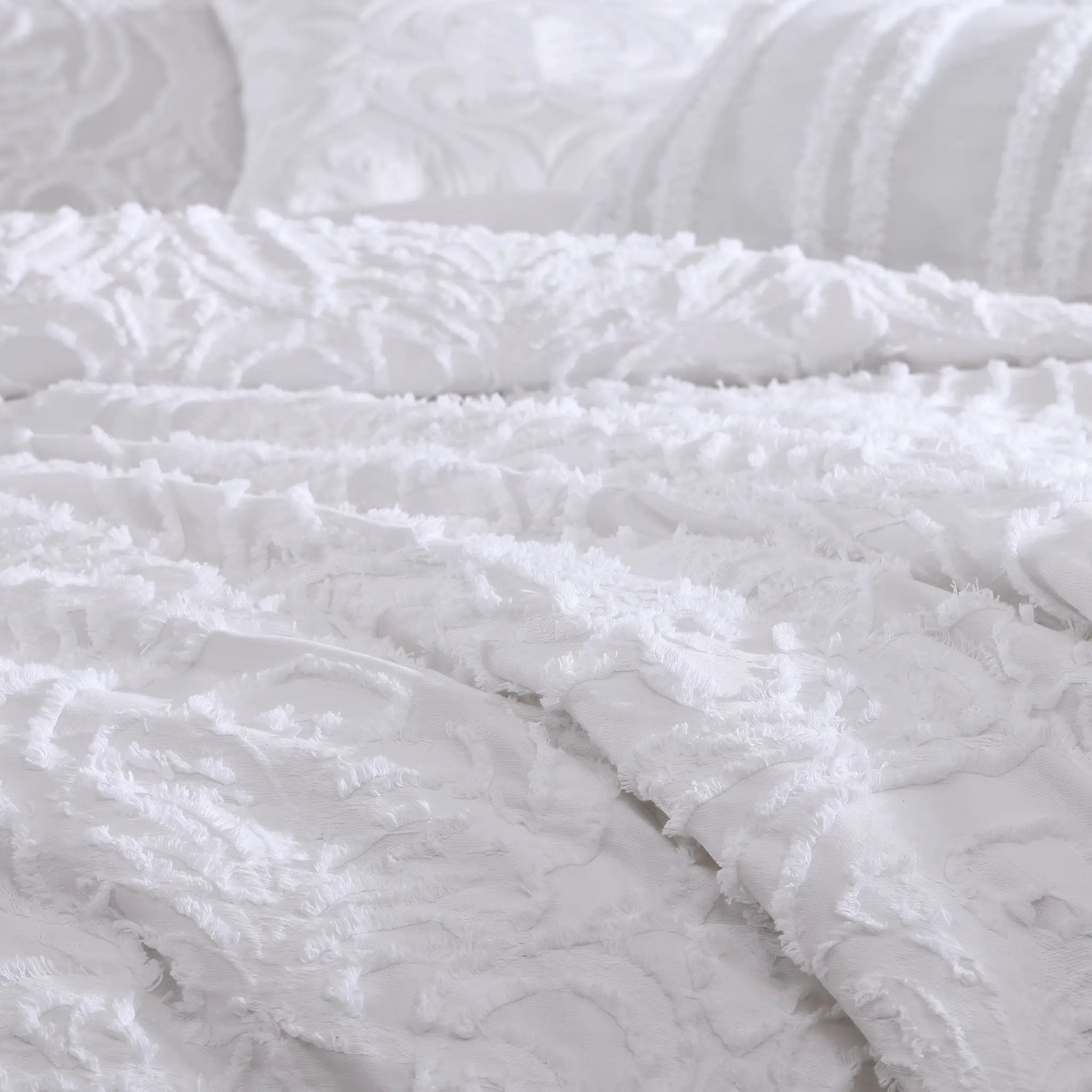 Rhapsody 6 Pc Cotton Clip Jacquard Bedding Ensemble by HouseOfZazla