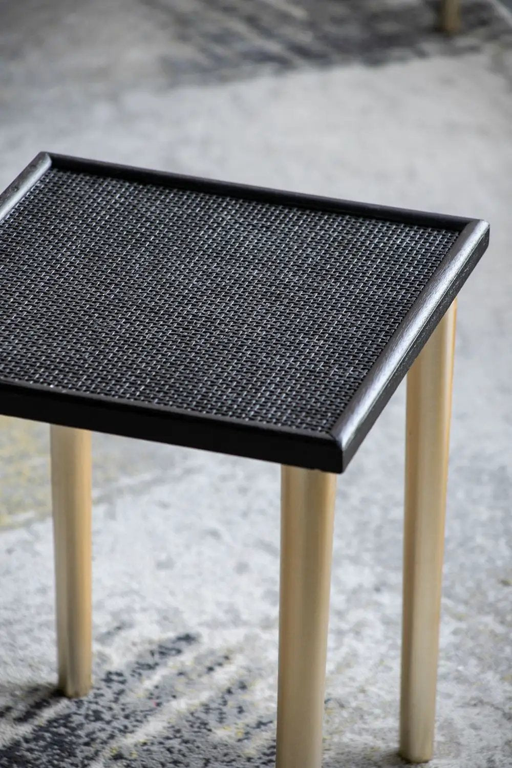 Side Tables (Set of 3) - Black / Gold by Unique Piece Furniture