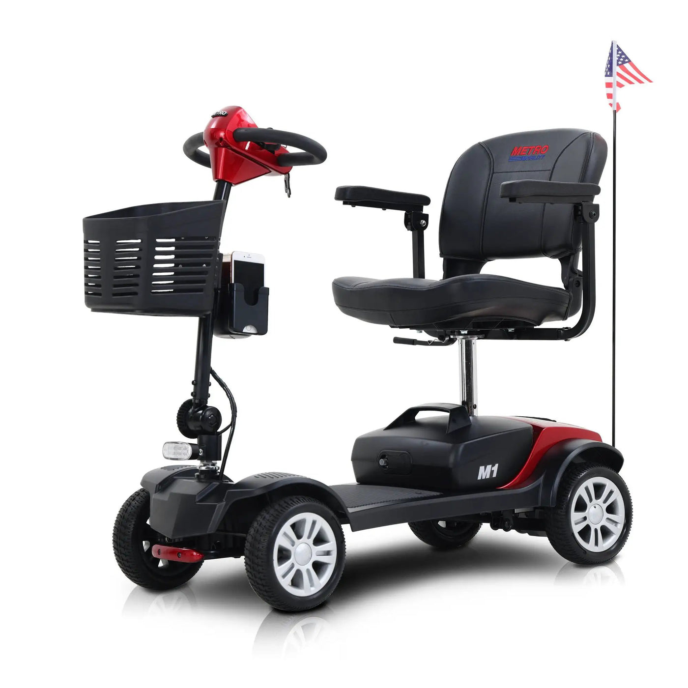 Max Sport - 4 Wheels Outdoor Compact Mobility Scooter With 2 Pieces X 12Ah Lead Acid Battery by HouseOfZazla