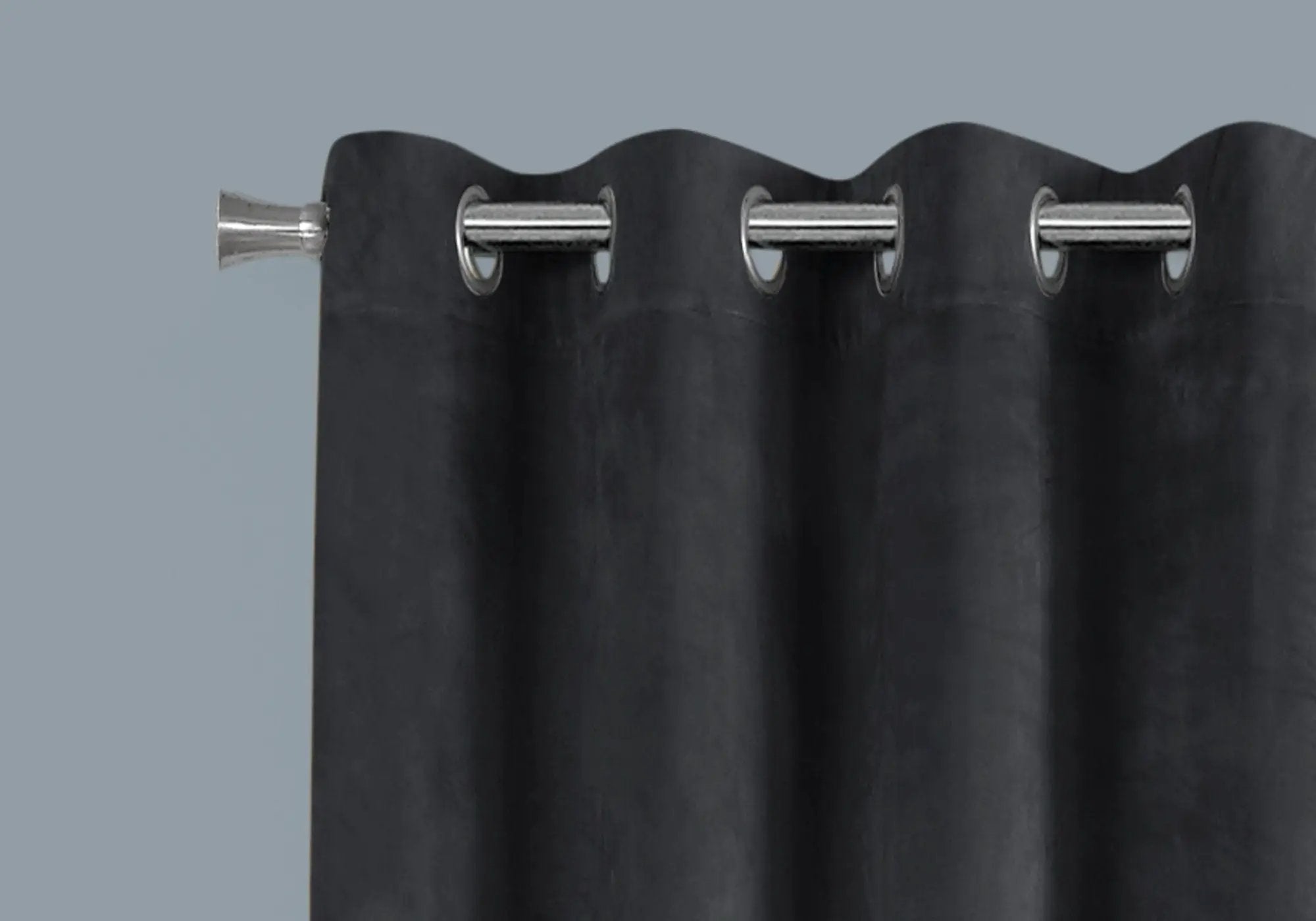 2 Pieces Set, Curtain Panel, Room Darkening, Grommet, Contemporary & Modern by Unique Piece Furniture