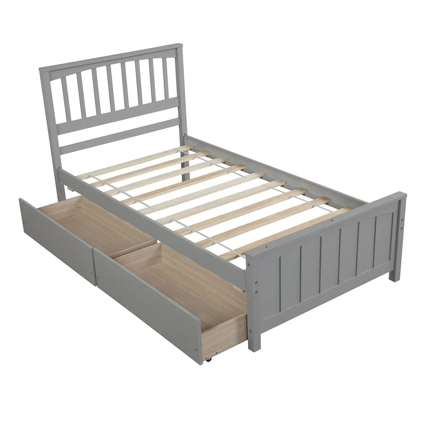 Platform Bed With Two Drawers by HouseOfZazla