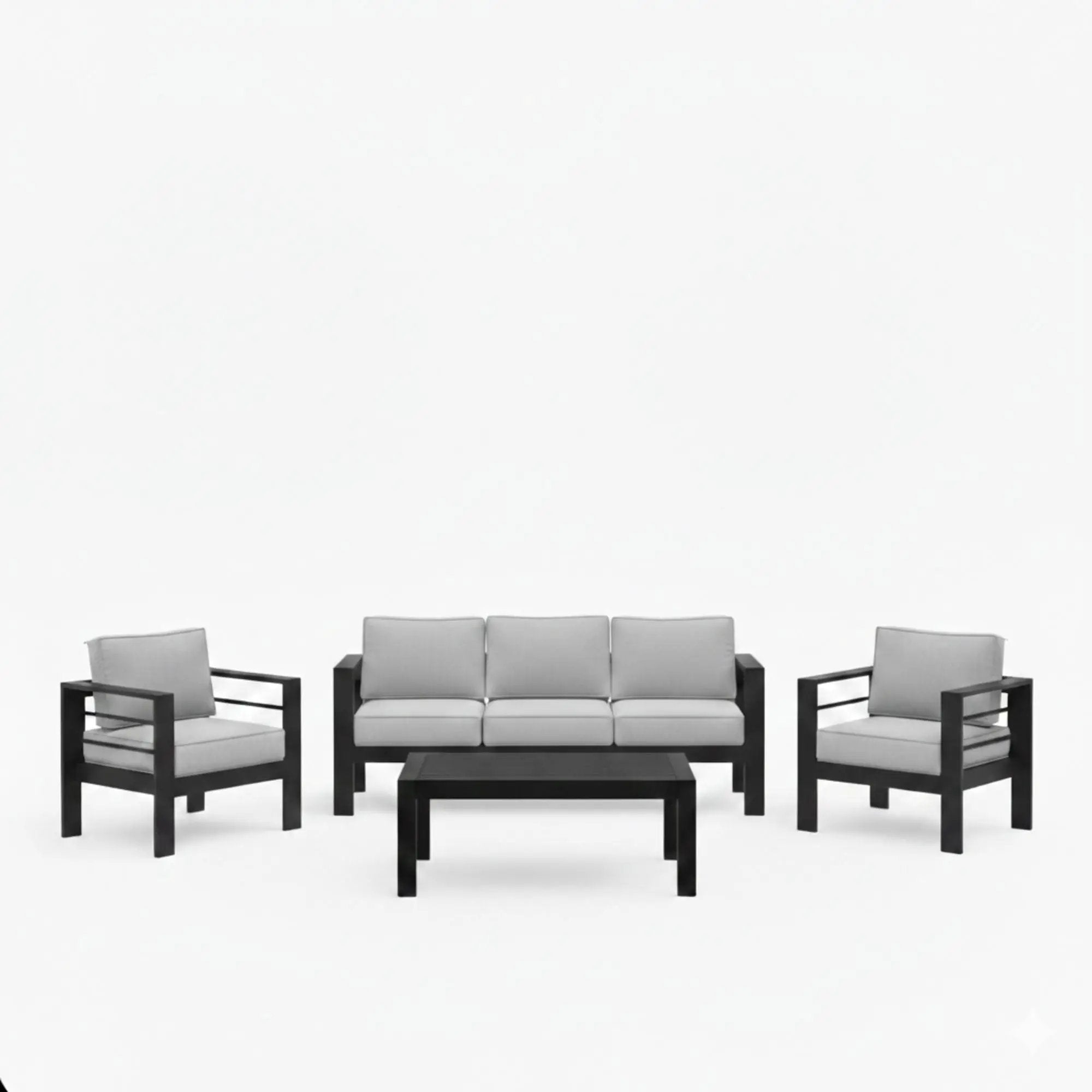 Outdoor Patio Set, All-Weather With Thick Cushions by HouseOfZazla