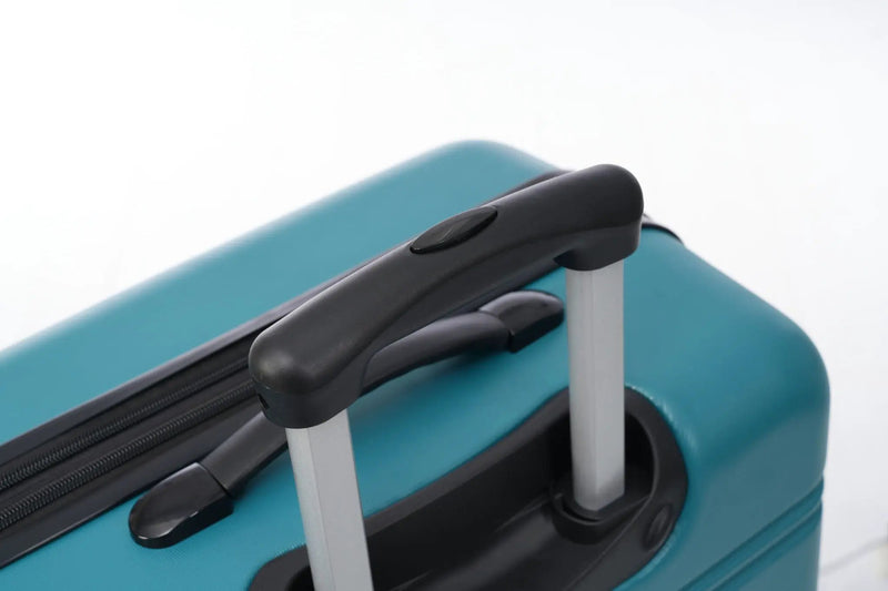 Hardshell Luggage Sets 3 Pieces Spinner Suitcase With Tsa Lock Lightweight 20" 24" 28" - Antique Blue Green by HouseOfZazla