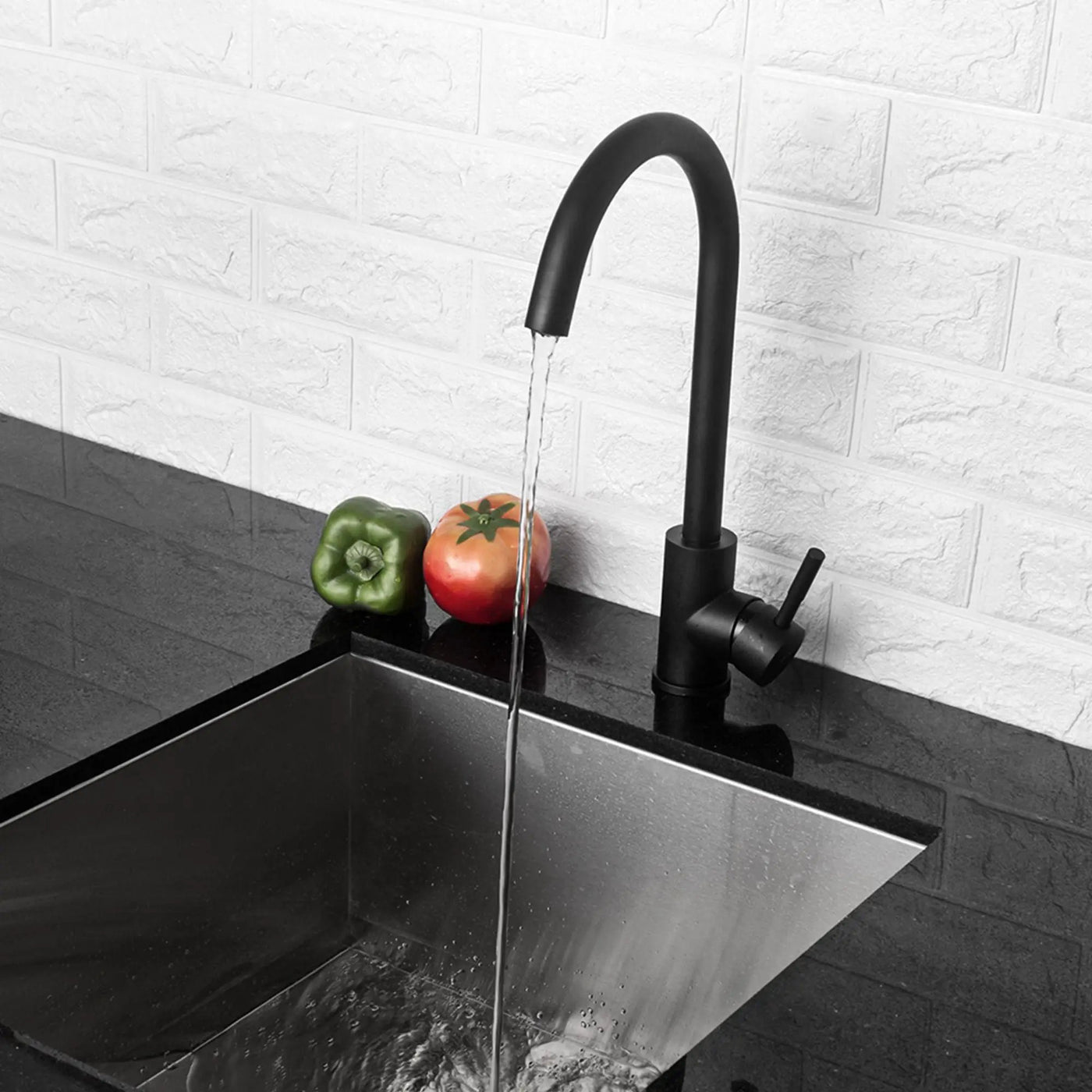 Modern Kitchen Sink Faucet With Single Handle by HouseOfZazla