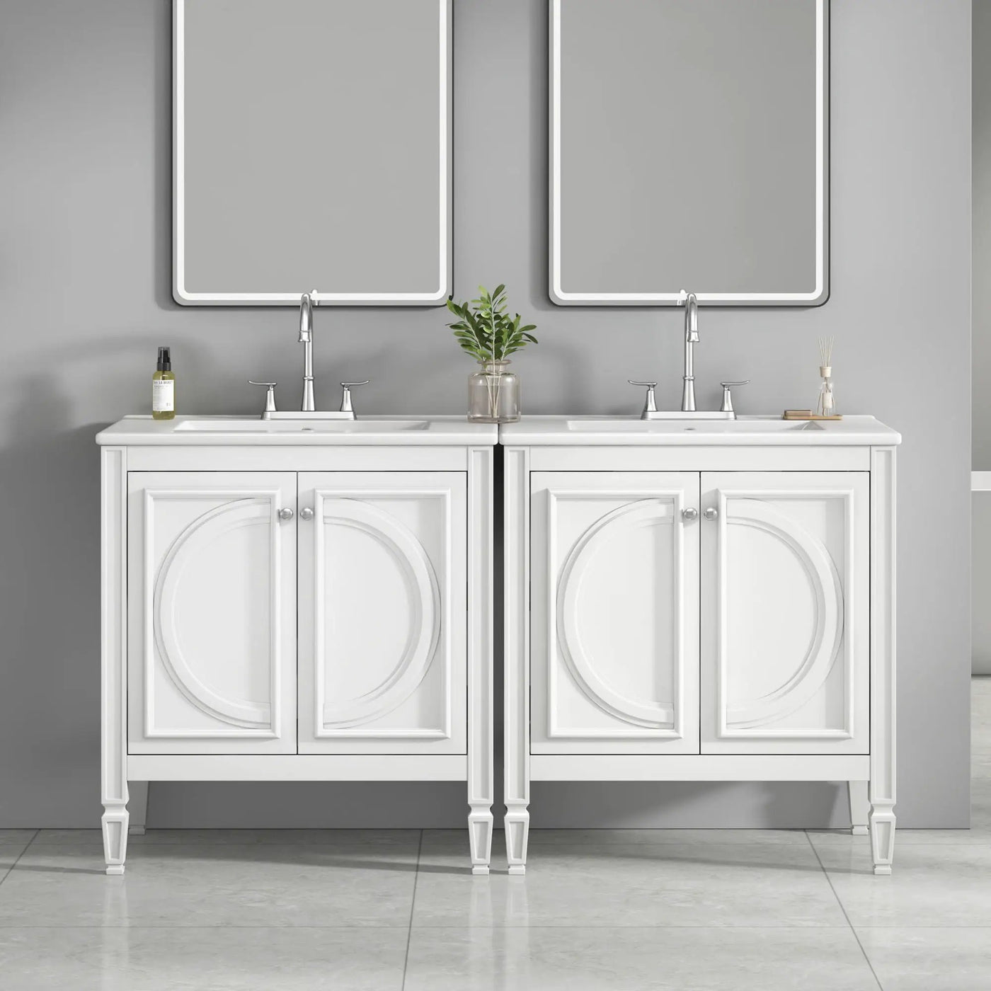 Bathroom Vanity With Sink With 2 Doors And Adjustable Shelf by HouseOfZazla
