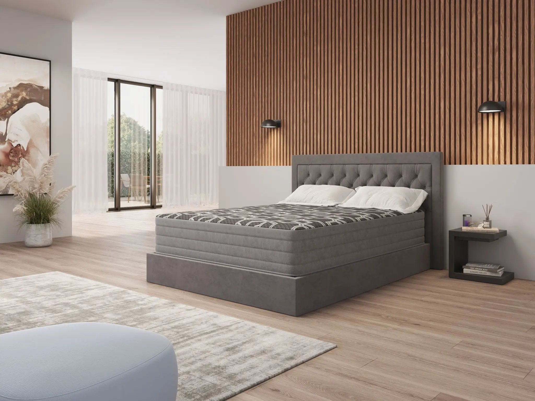 12" Smooth Top Foam, Medium Plush Mattress by HouseOfZazla