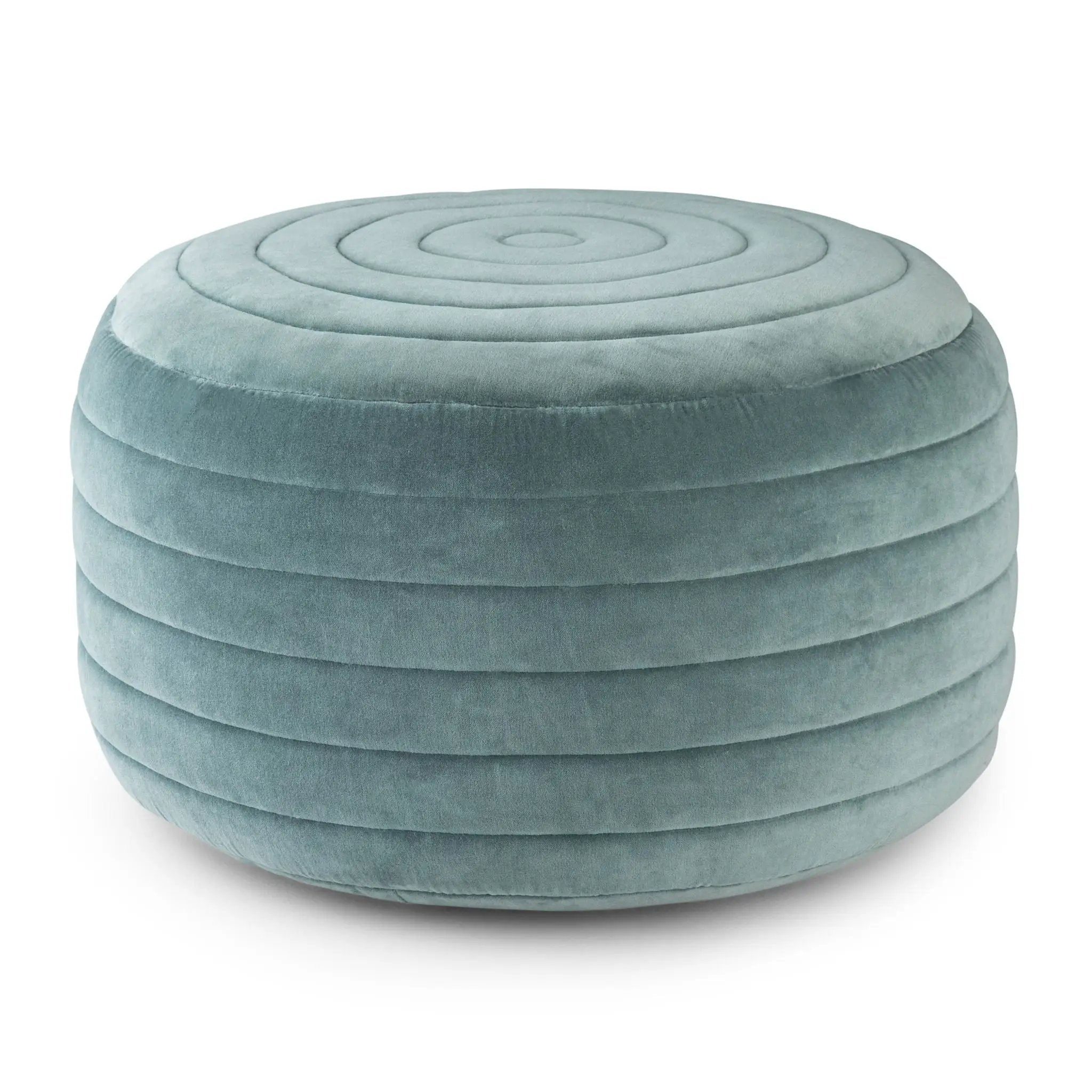 Vivienne - Upholstered Round Pouf by HouseOfZazla