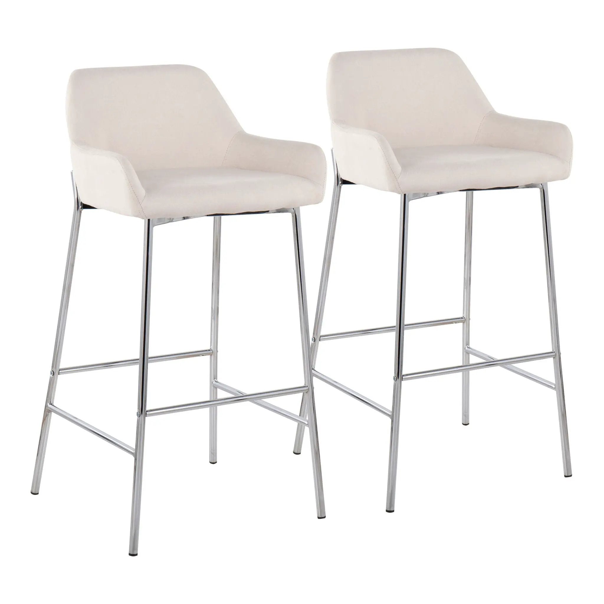 Daniella - Contemporary Fixed Height Bar Stool (Set of 2) by Unique Piece Furniture