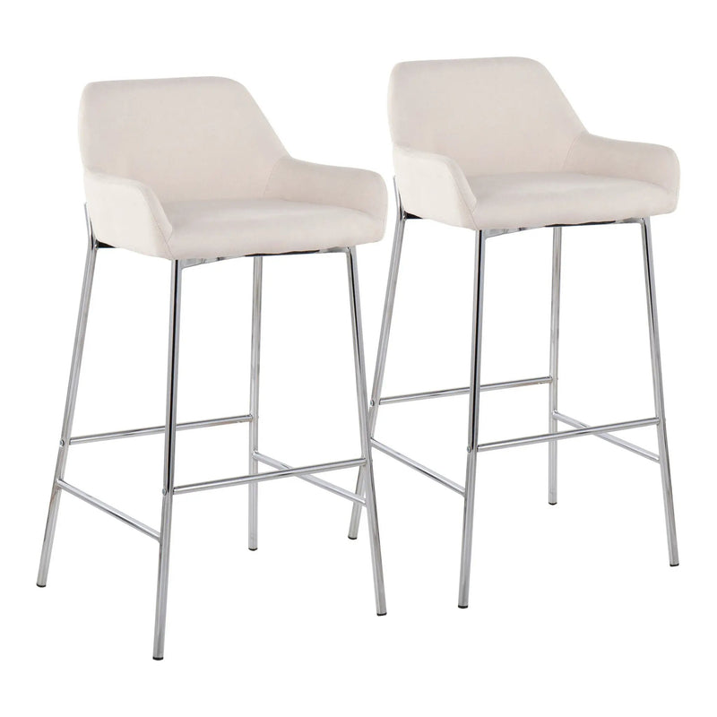 Daniella - Contemporary Fixed Height Bar Stool (Set of 2) by Unique Piece Furniture