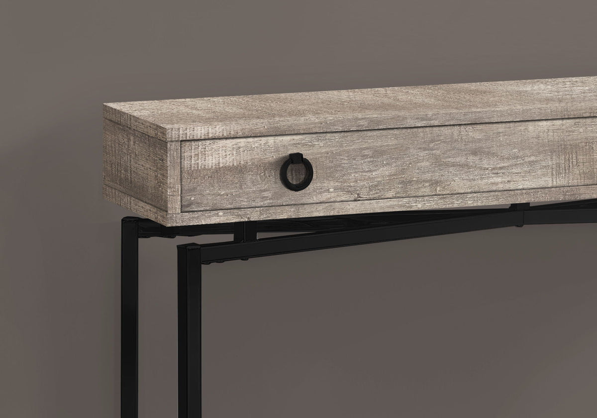 Accent Console Table with Functional Storage Drawer - Light Brown, Dark Brown, or Dark Gray, photo 12 of 12
