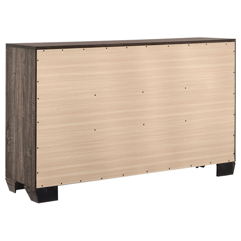 Kauffman 6-drawer Dresser Washed Taupe by Unique Piece Furniture