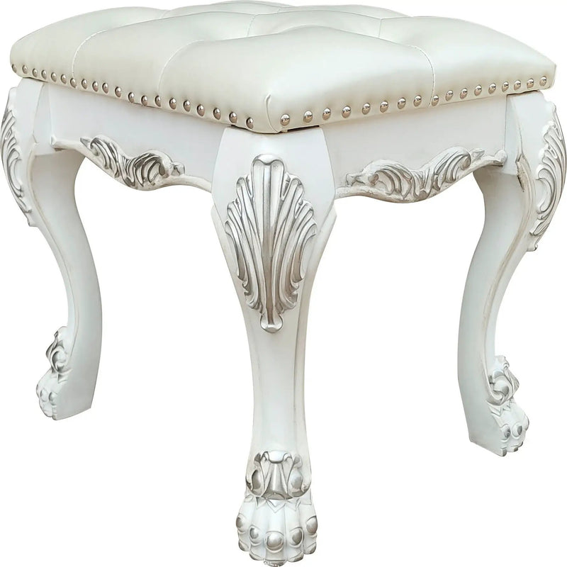 Dresden II - Vanity Stool - Bone White by Unique Piece Furniture