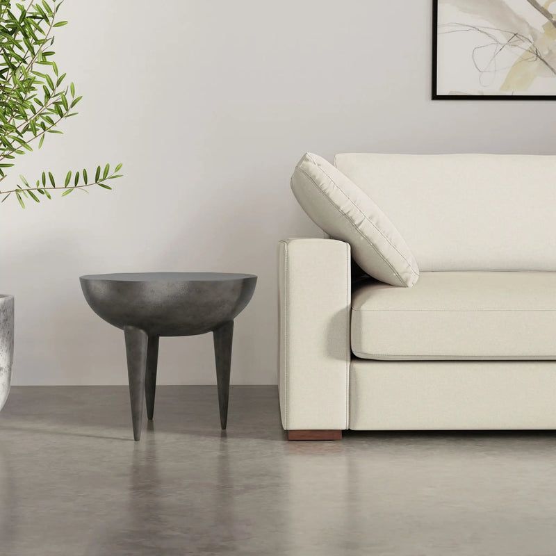 Otto - Cast Aluminum Side Table - Black by HouseOfZazla