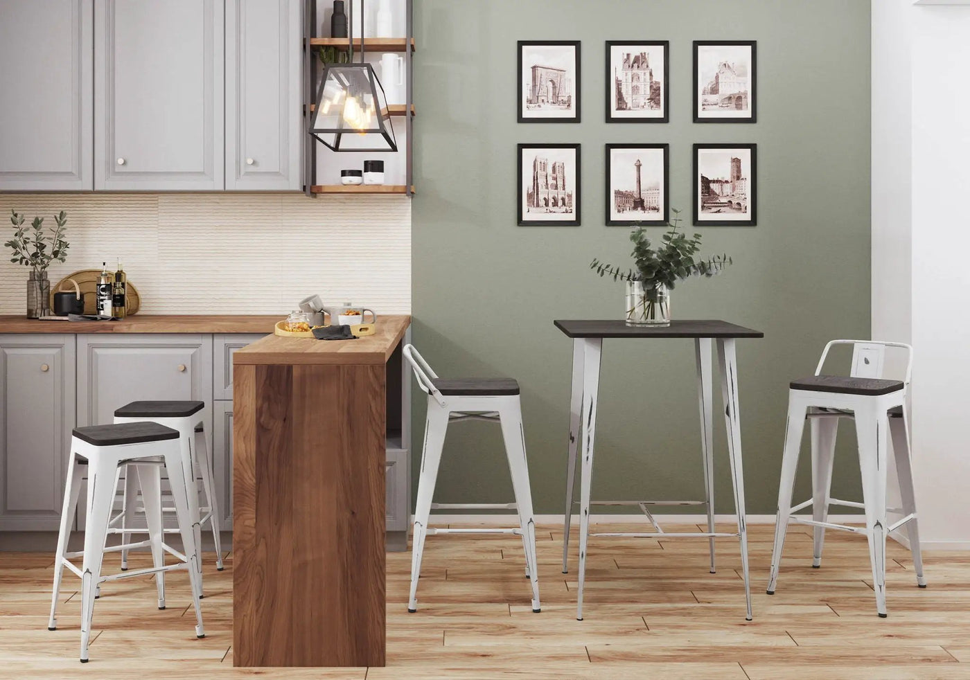 Oregon - Contemporary Barstool (Set of 2) by HouseOfZazla