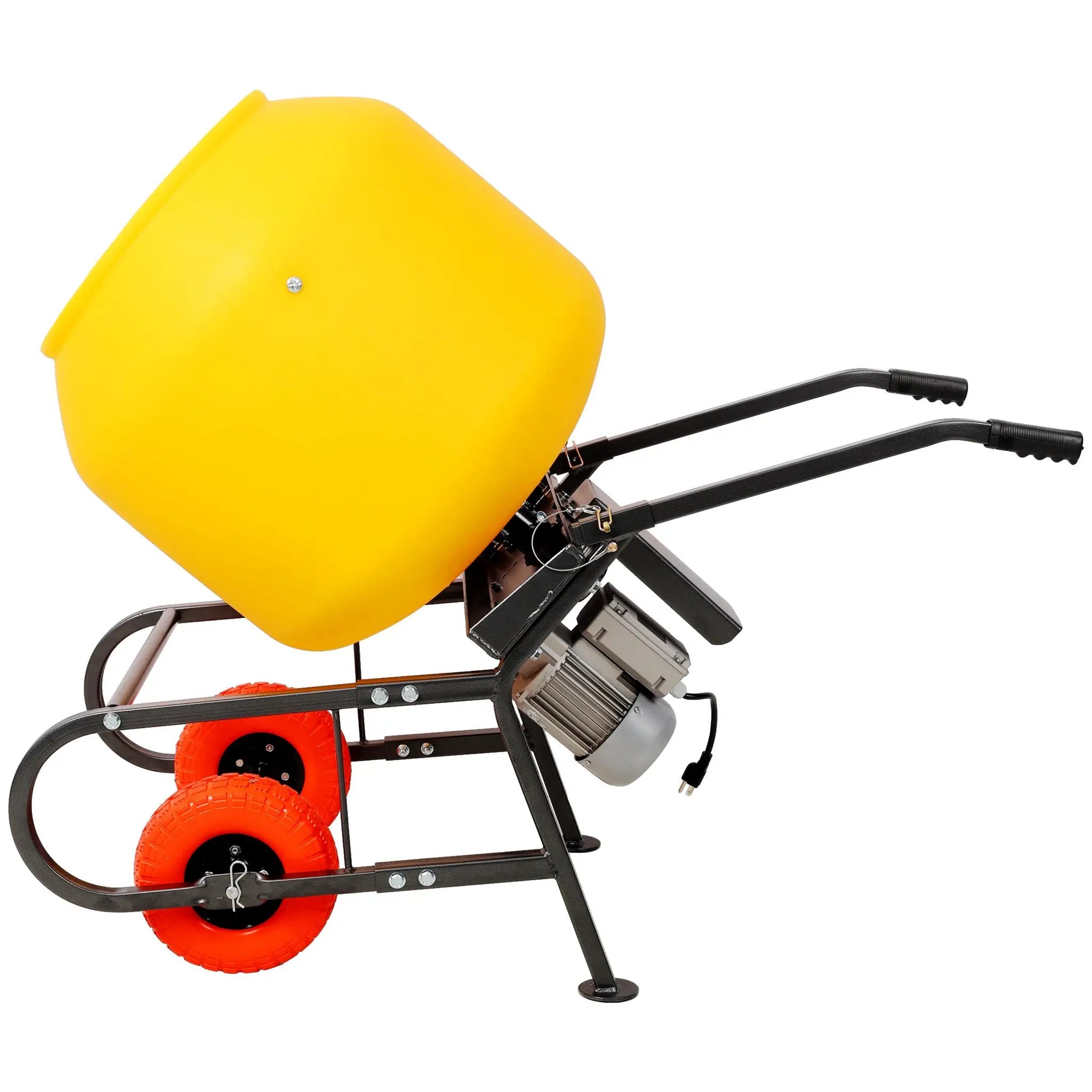 6 CUFT/170L Portable Electric Poly Drum Concrete Mixer by HouseOfZazla