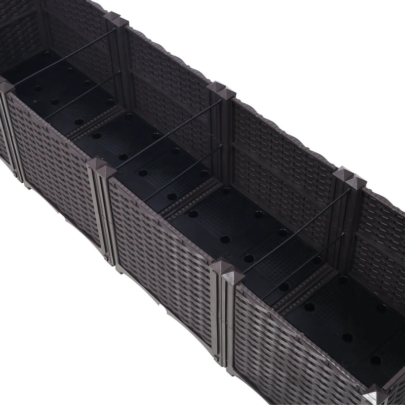 Deep Raised Garden Bed Plastic Planter Boxes by HouseOfZazla