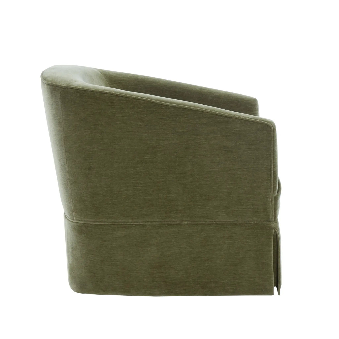 Elm - Skirted Swivel Chair by HouseOfZazla