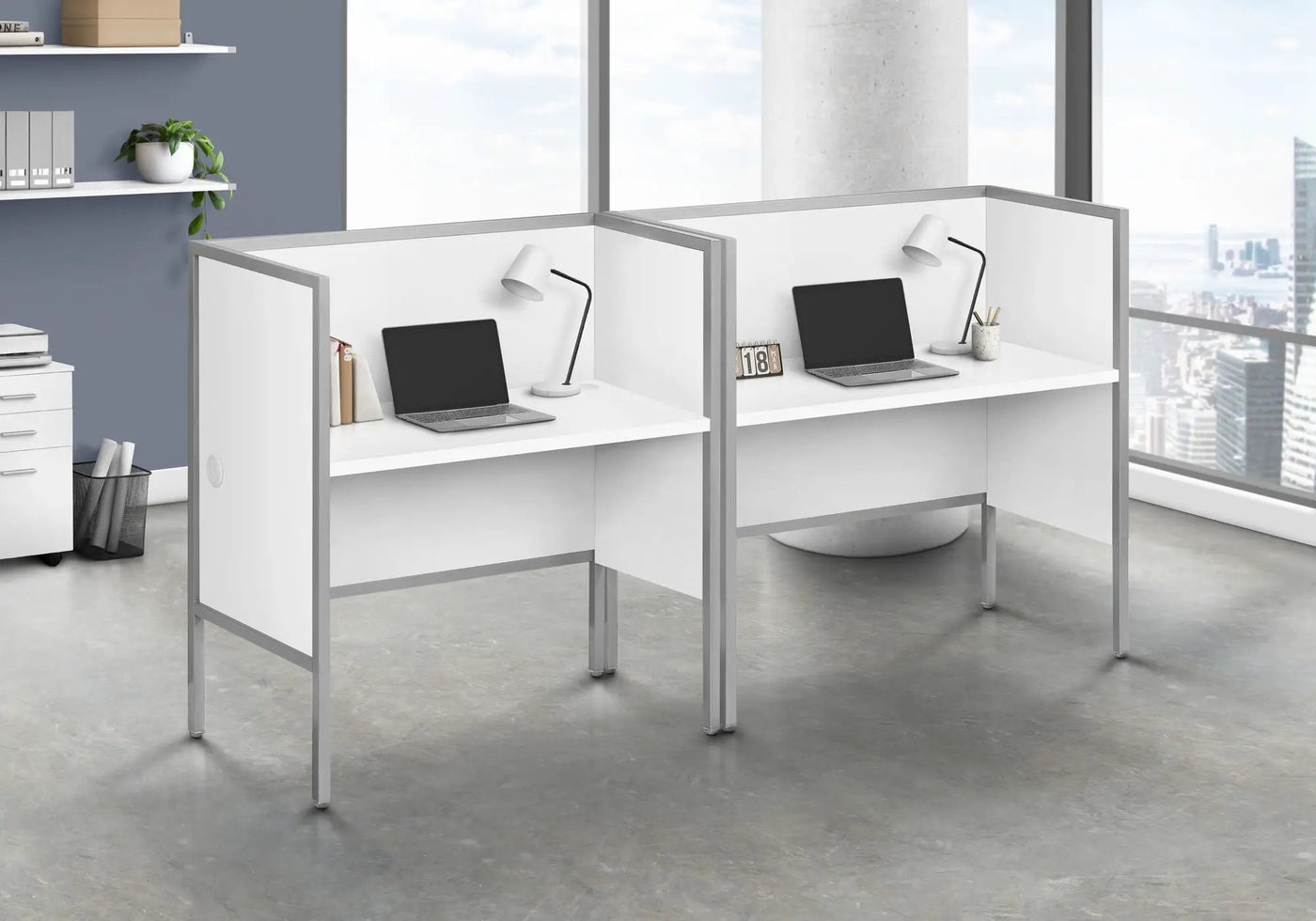 Office Cubicle Desk Commercial Grade Contemporary Modern by HouseOfZazla
