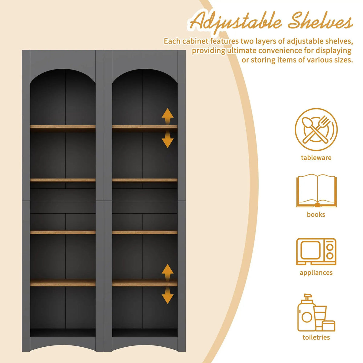 ON-TREND 3-Piece Farmhouse Entertainment Center by HouseOfZazla
