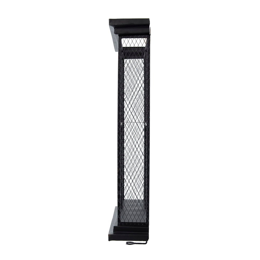 Floating Wine Bar Shelf with Glass Holder and Display Shelves - Black, photo 15 of 15