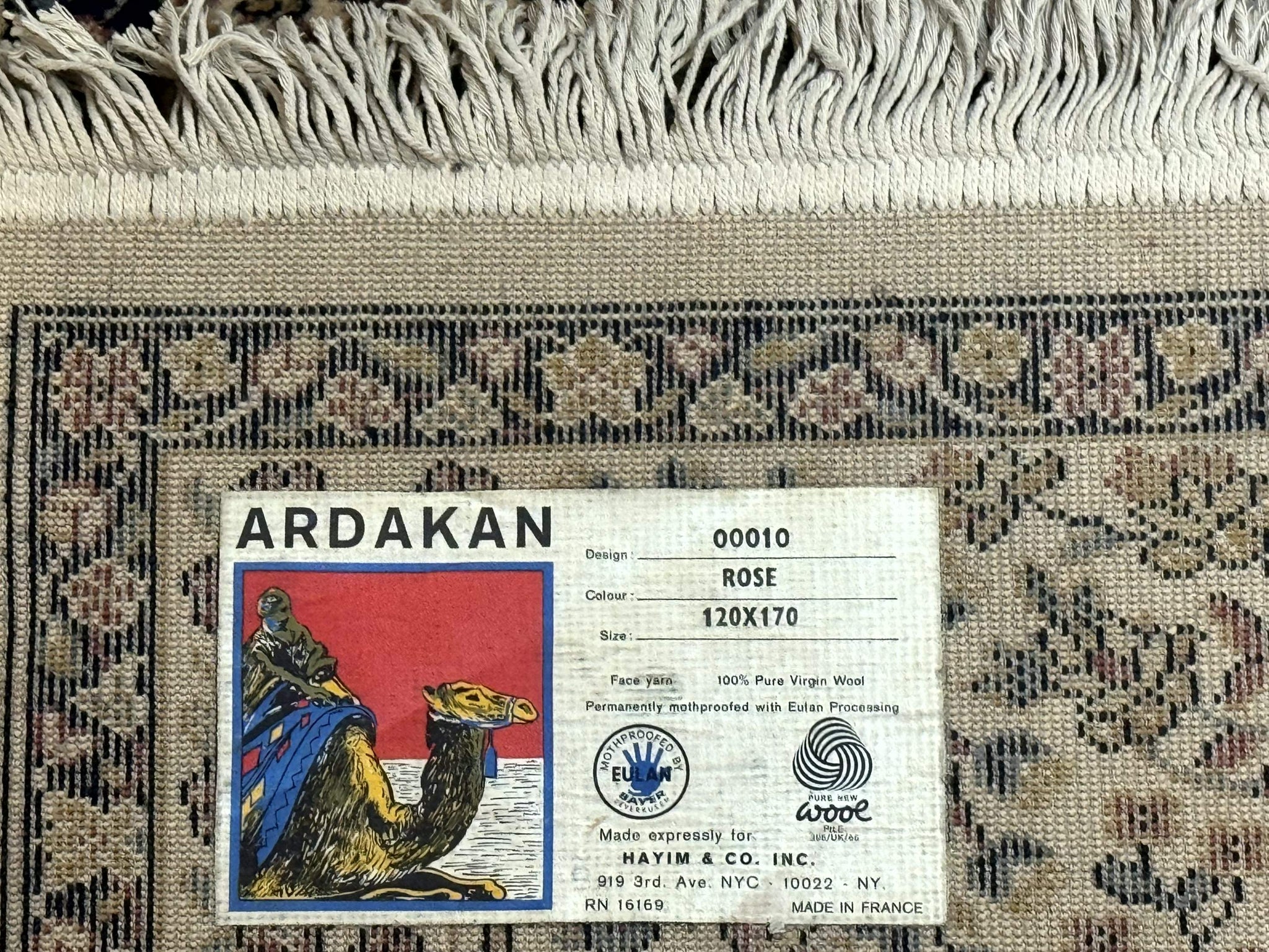 Persian Wool Rug 4x6, Tree of Life Animal Pictorials, Vintage, Power Loomed Ardakan Rug by Jewel Rugs