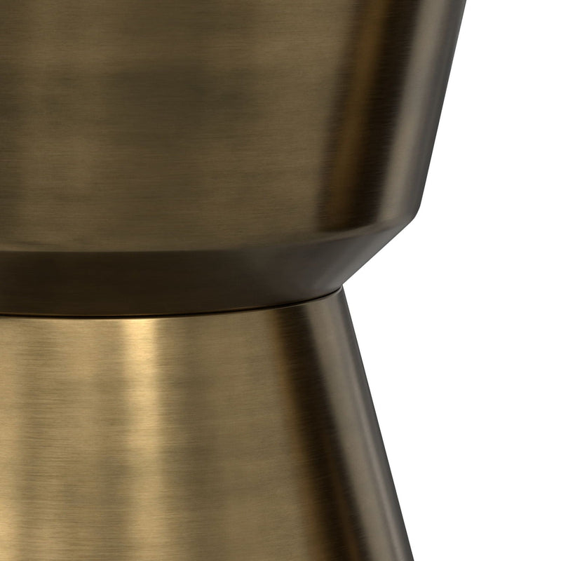 Allegra - Side Table - Antique Brass by HouseOfZazla