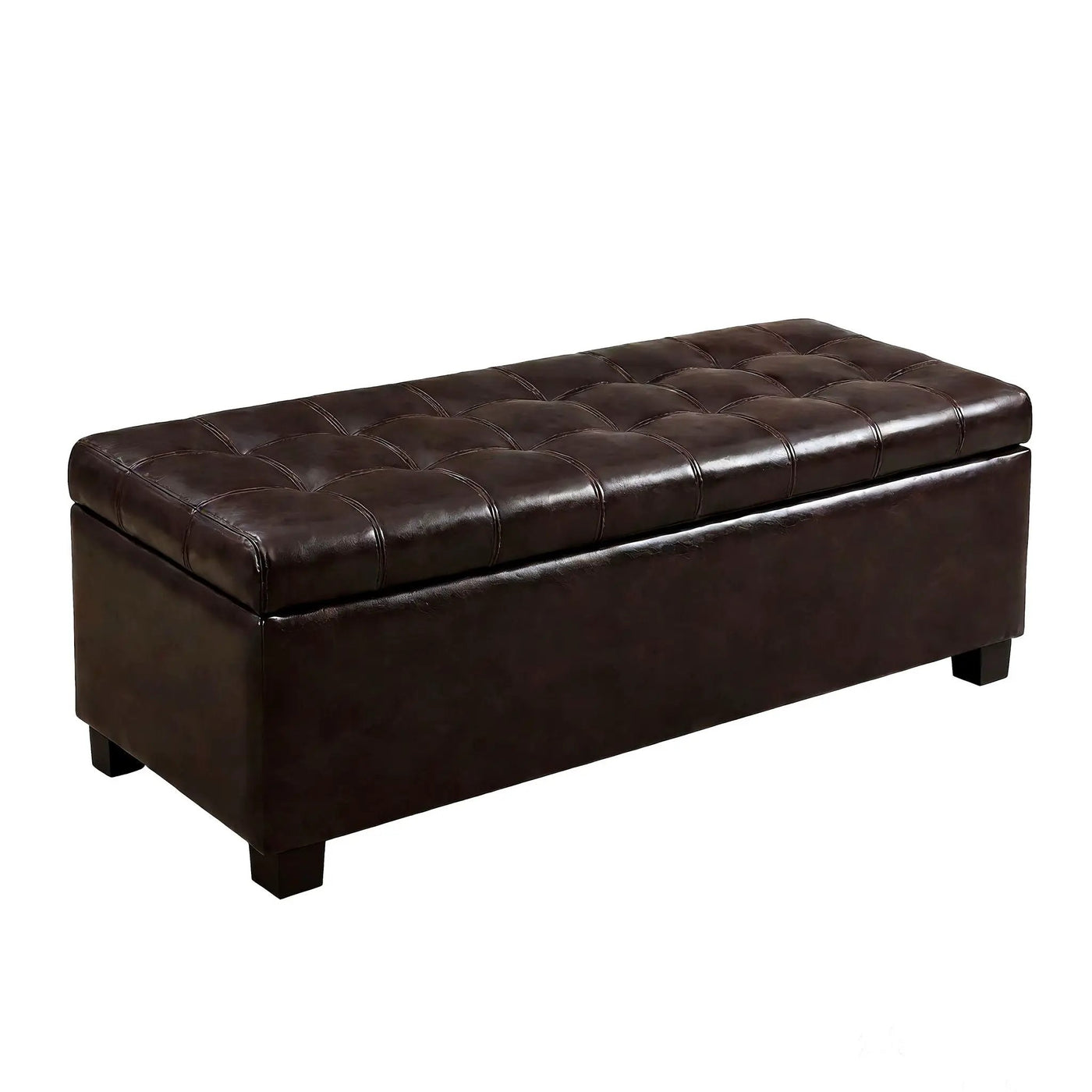 Elegant Tufted Storage Ottoman Bench by HouseOfZazla