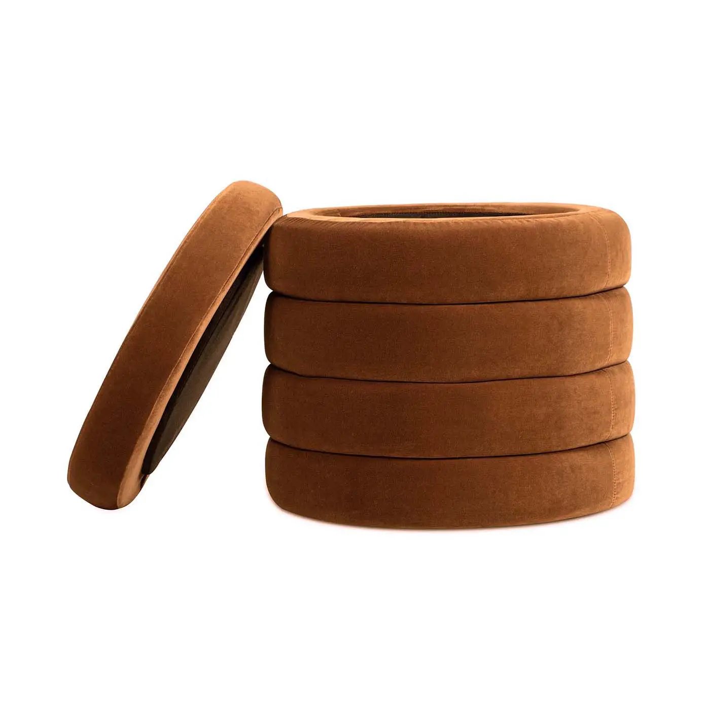 Fuji - Oversized Round Storage Ottoman by Unique Piece Furniture