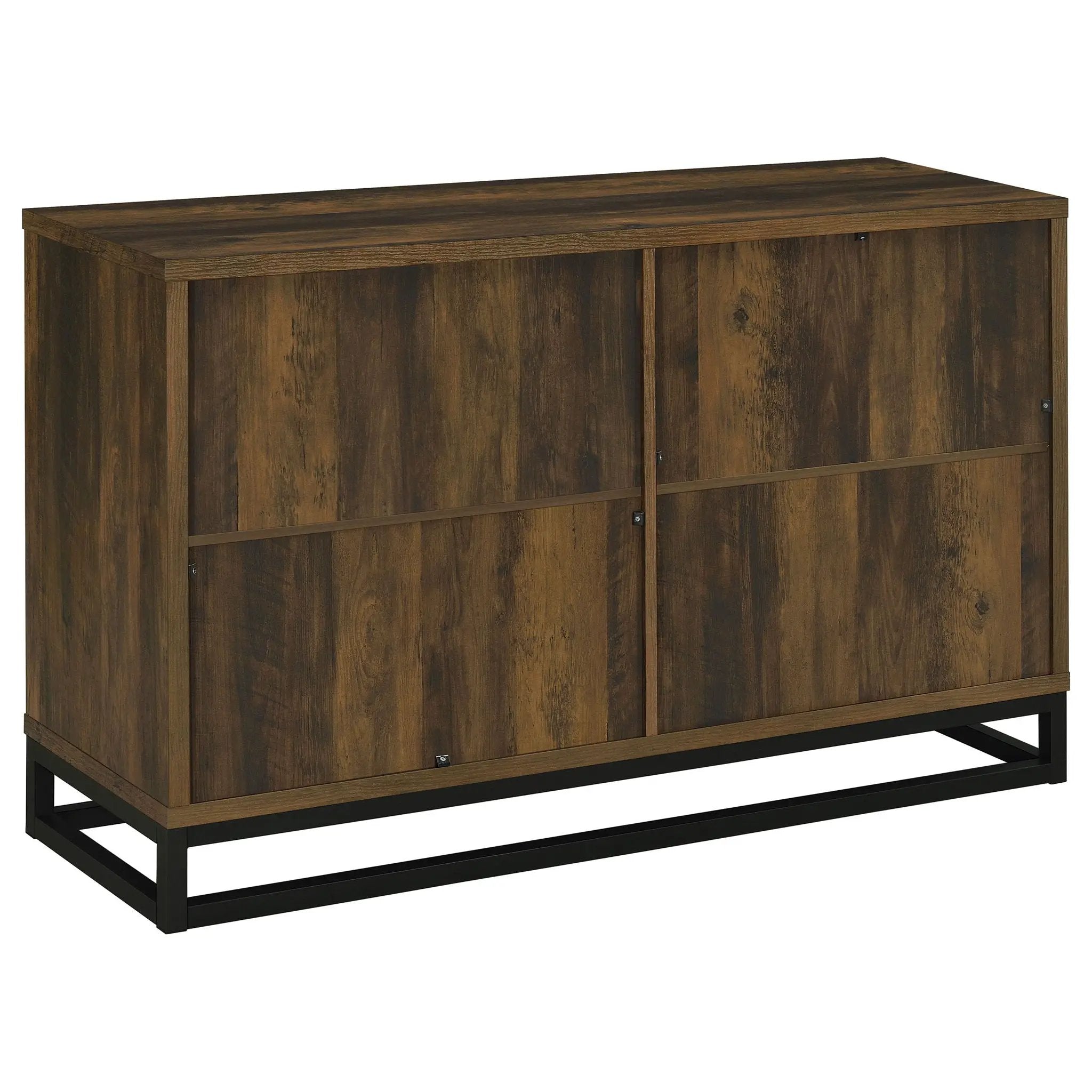 Ryatt 4-door Engineered Wood Accent Cabinet Dark Pine by Unique Piece Furniture