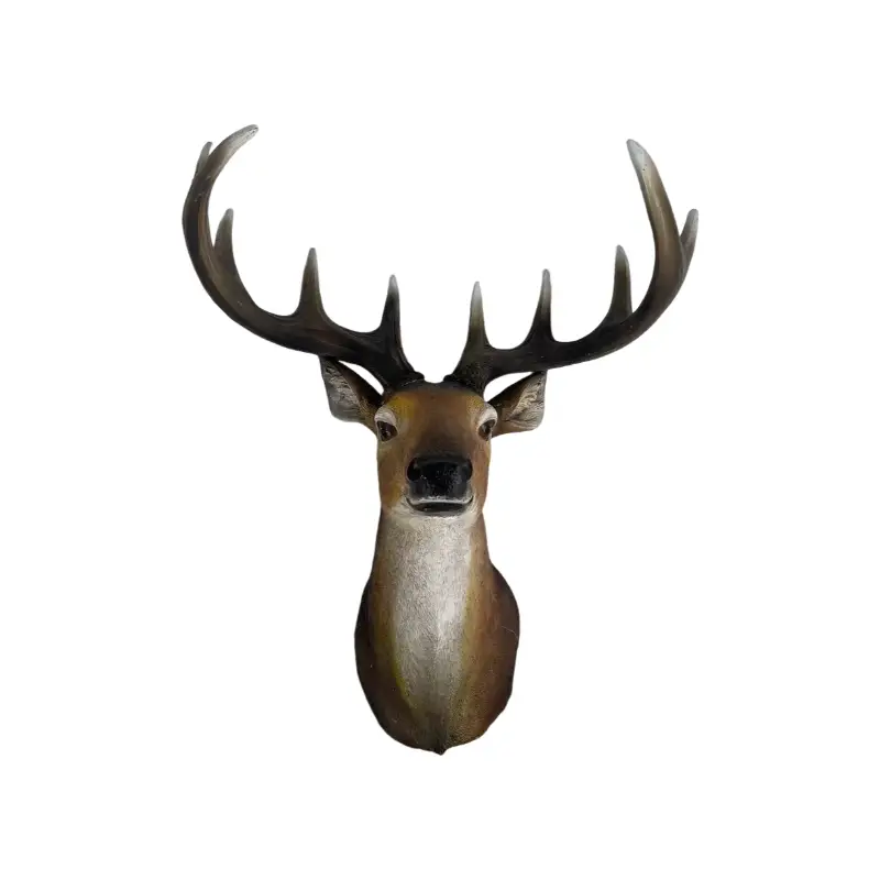 14.57" Wide Stag Head Wall Mount by HouseOfZazla