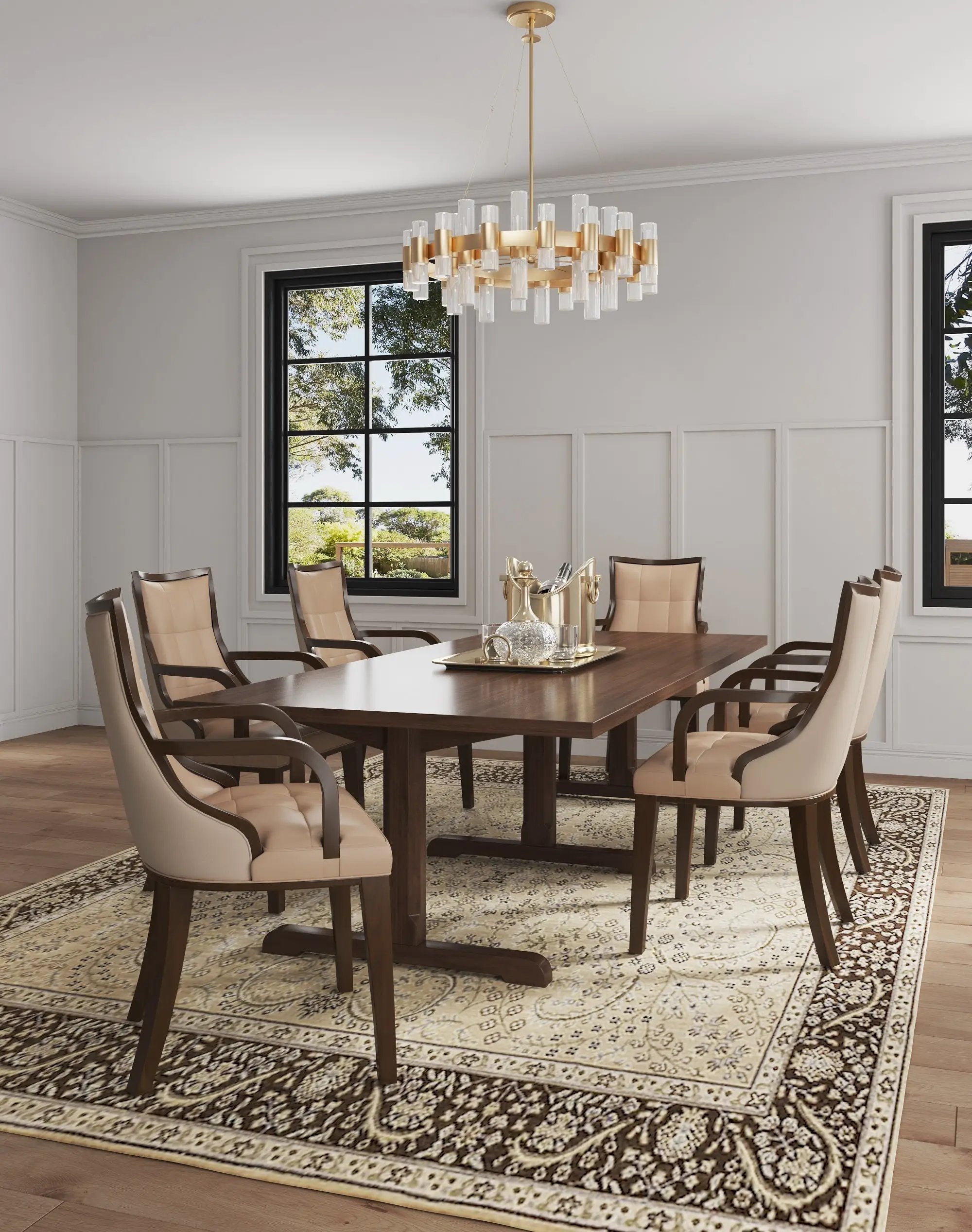 Fifth Avenue Wood Upholstered Dining Chair by HouseOfZazla