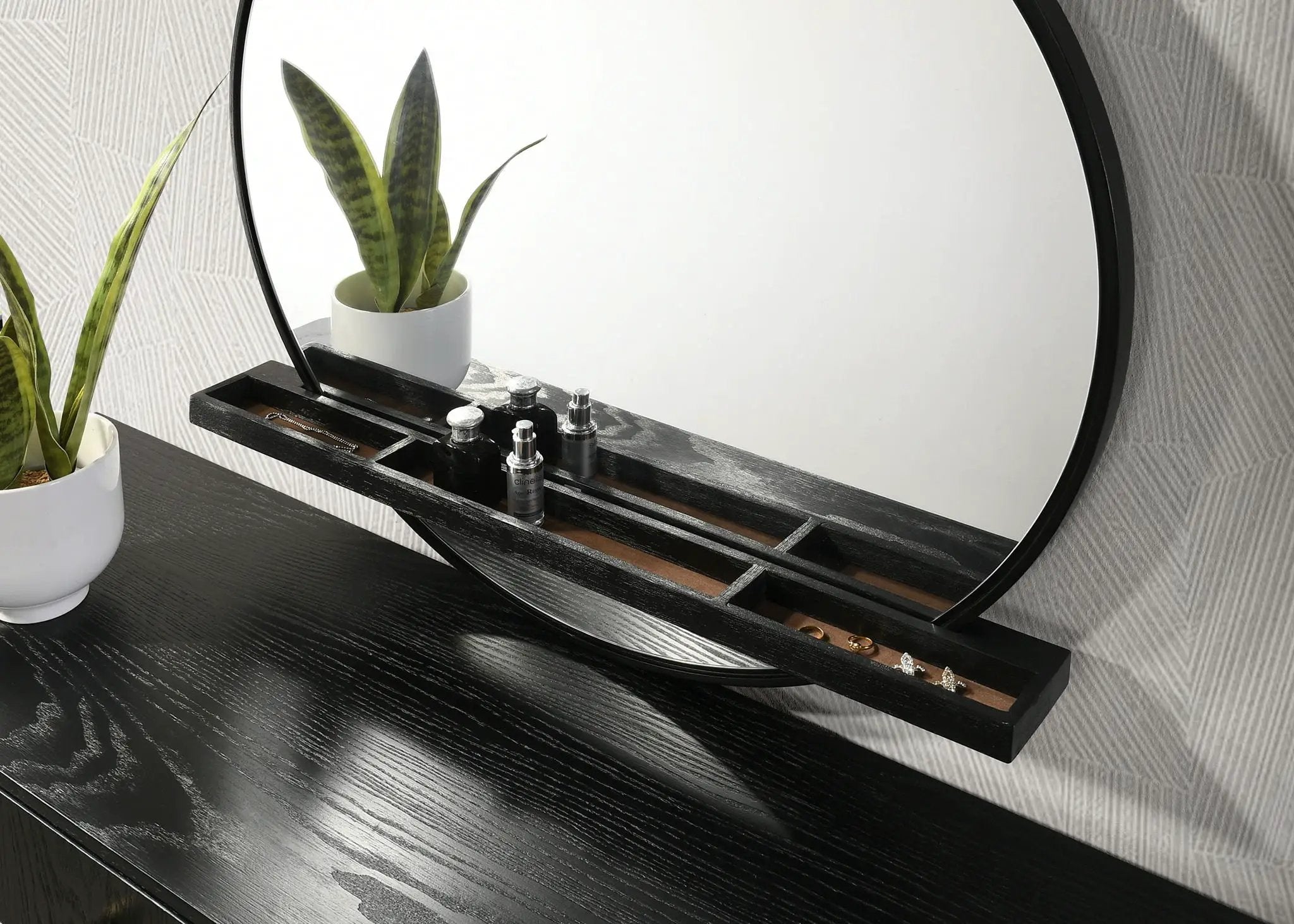 Arini Dresser Mirror Black by Unique Piece Furniture