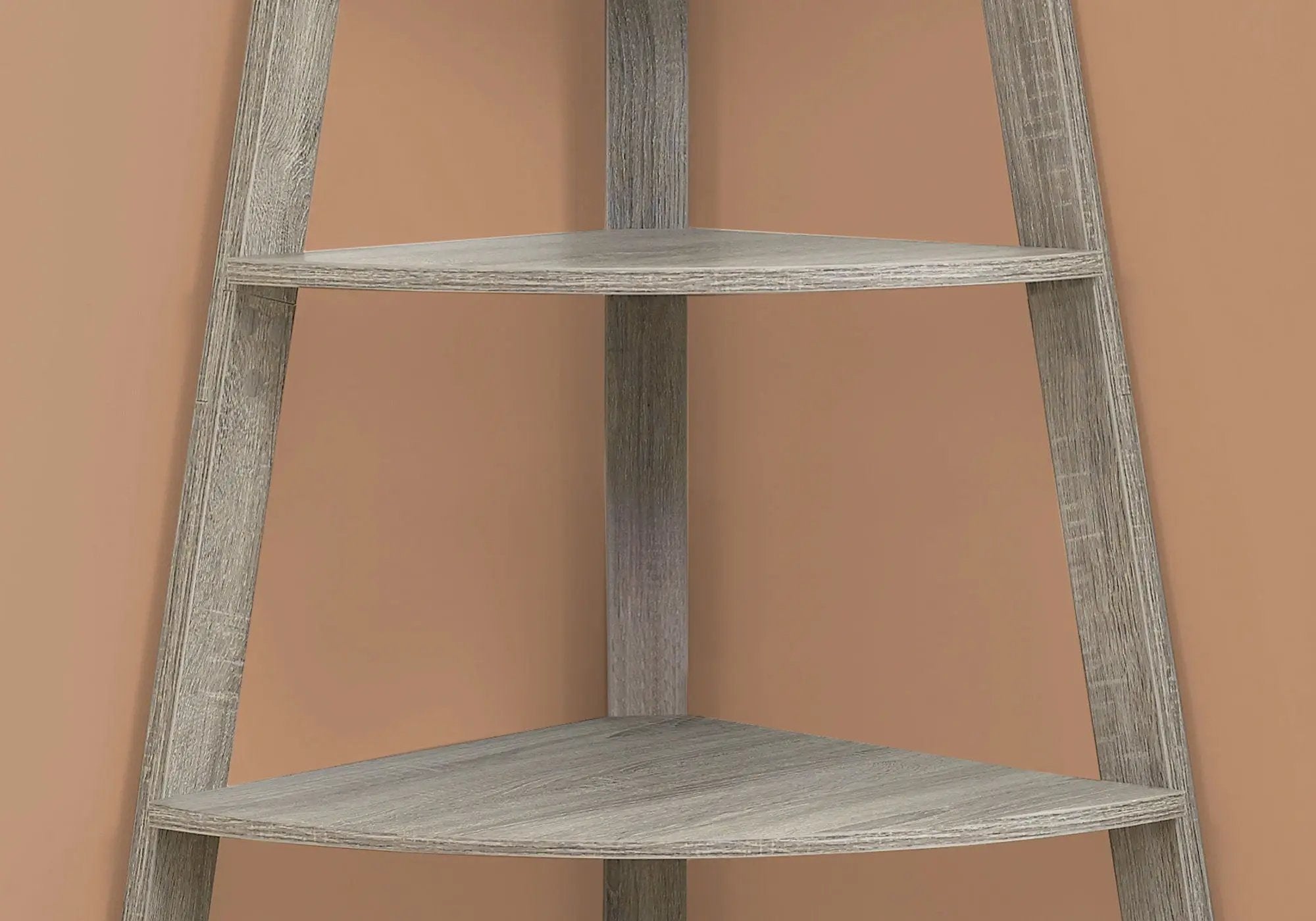 4-Tier Corner Bookshelf, Modern & Contemporary Style by HouseOfZazla