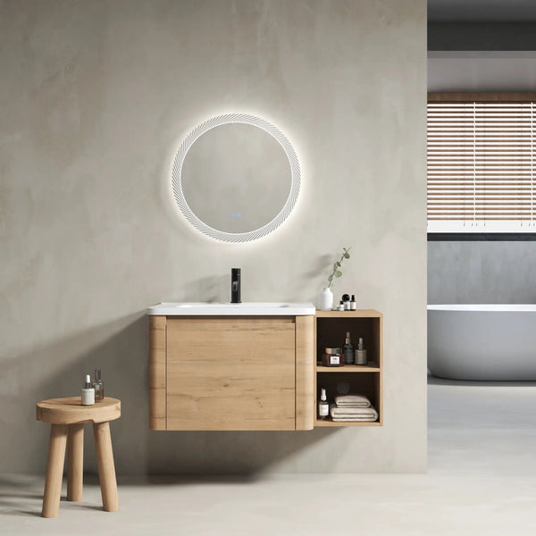 40'' Wall-Mounted Bathroom Vanity