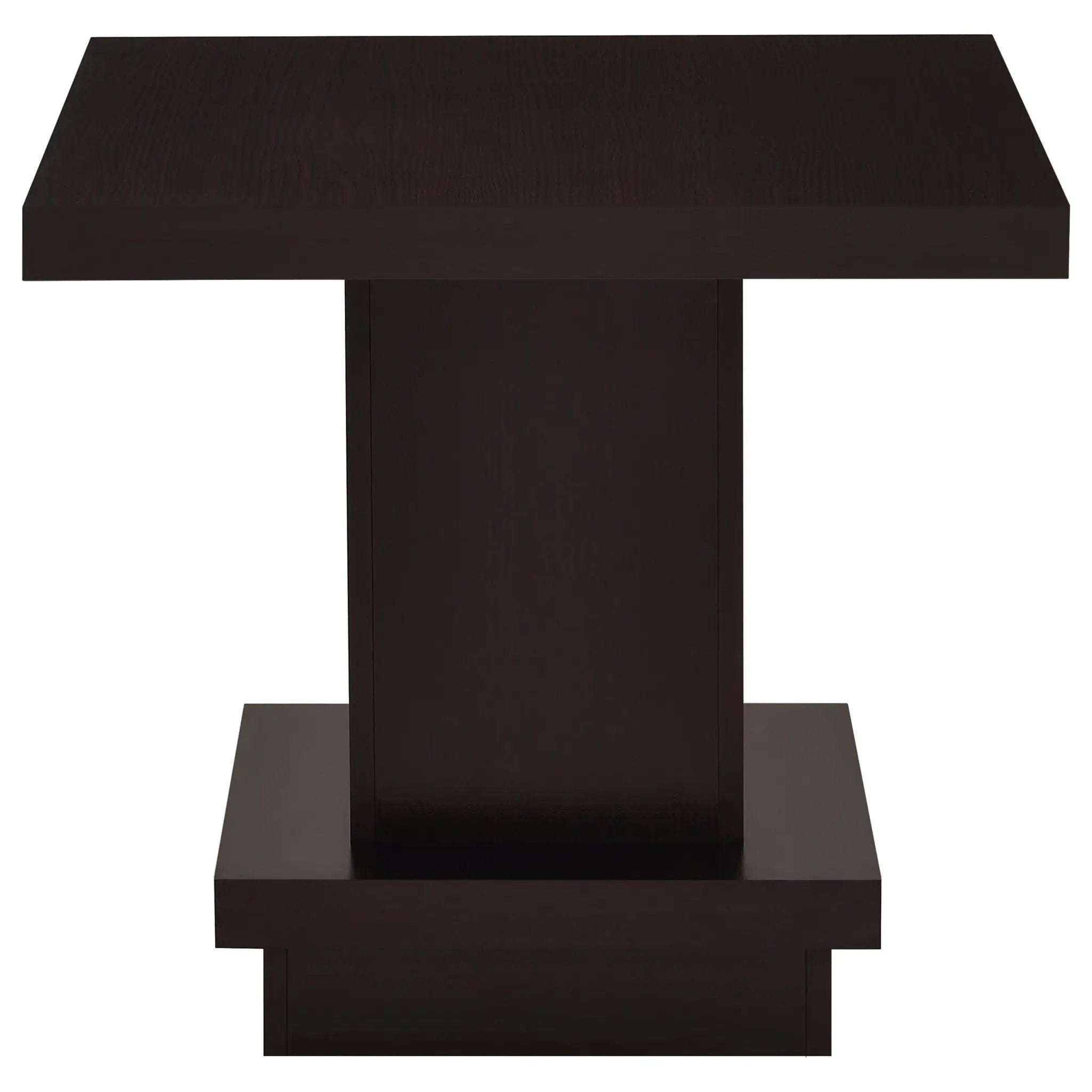 Reston 2-piece Square Coffee and End Table Set Cappuccino by Unique Piece Furniture