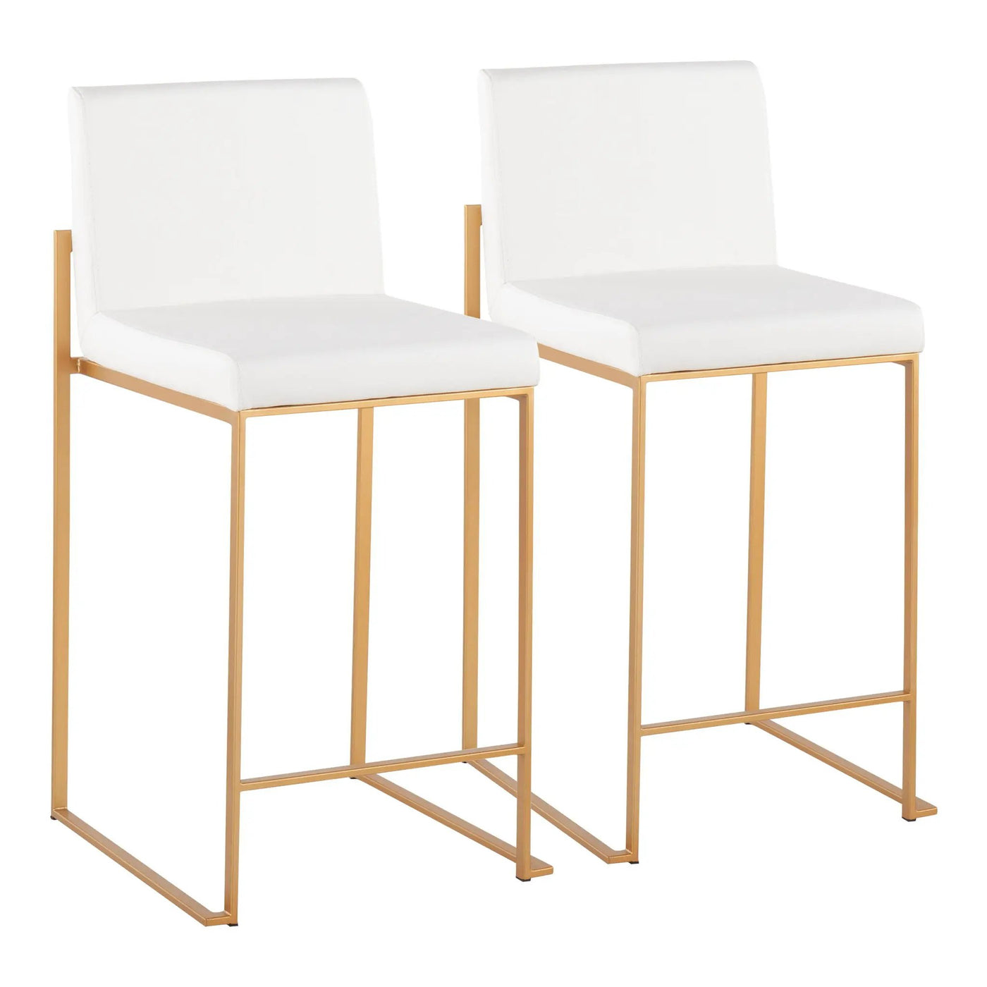 Fuji - Contemporary High Back Stylish Counter Stool by HouseOfZazla