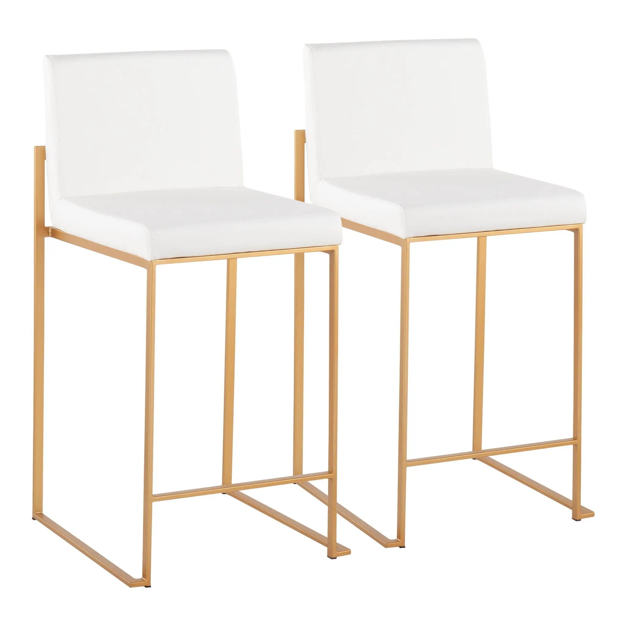 Fuji - Contemporary High Back Stylish Counter Stool by HouseOfZazla